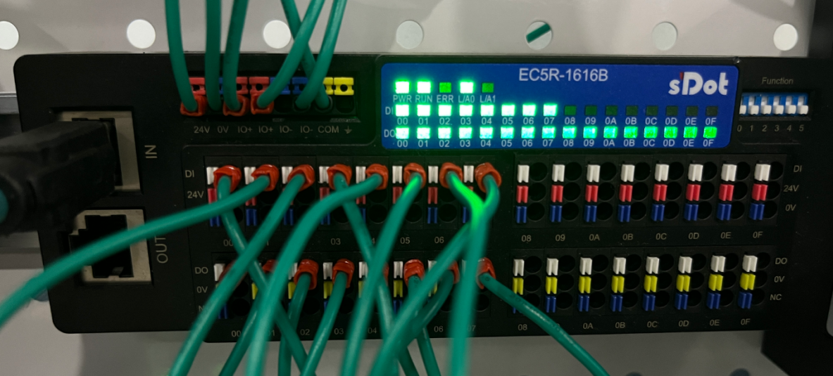 How do I complete the EtherCAT configuration of the EC5R-1616B on a Hilscher CIFX 50-RE board?