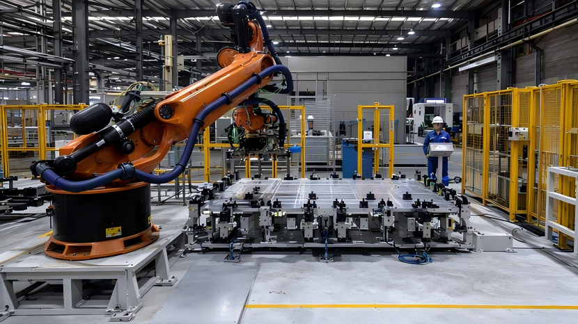 Application of Solidot C3 Series Valve terminal in a power Battery Shell Production line