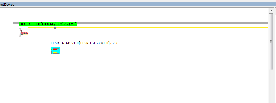 How do I complete the EtherCAT configuration of the EC5R-1616B on a Hilscher CIFX 50-RE board?